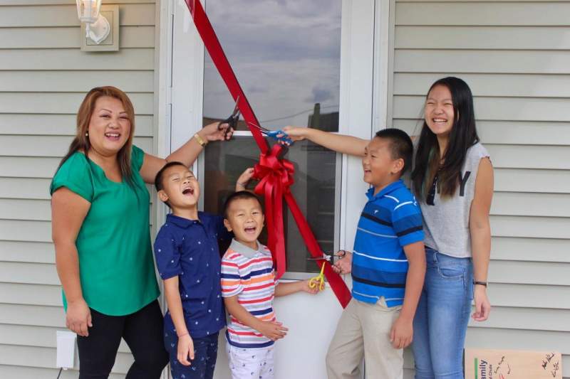 Family Ribbon Cutting