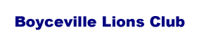 Boyceville Lions Club